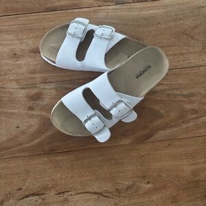 Sonoma Women’s Size 5 White Double Strap Sandals